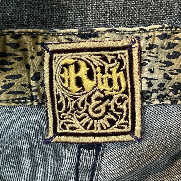 Rich & Skinny Bootcut Dark Wash Jeans Size 26 - Picture 4 of 5